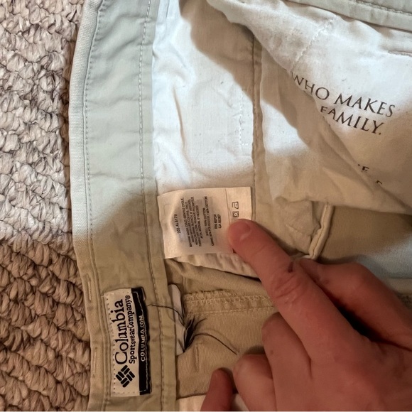 Columbia Men’s 32x30 Granite Cloth Utility Hiking Pants Khaki Tan Cargo - Picture 12 of 16